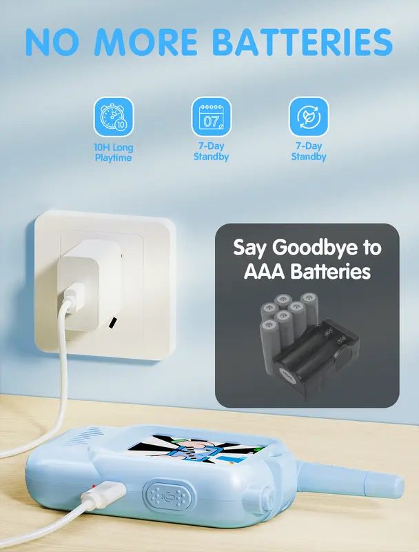 🔥LAST DAY 70% OFF 🔥 KidsJoy Lab Walkie Talkies Pair™ KidsJoyLab