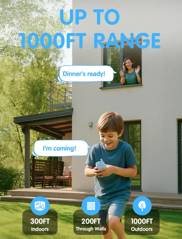 🔥LAST DAY 70% OFF 🔥 KidsJoy Lab Walkie Talkies Pair™ KidsJoyLab